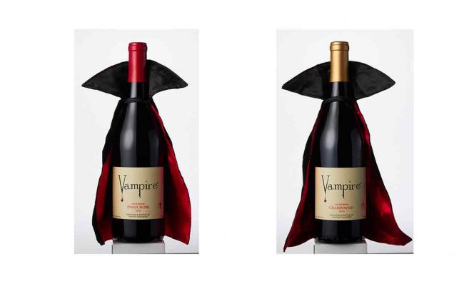 Vampire Pinot Noir and Chardonnay