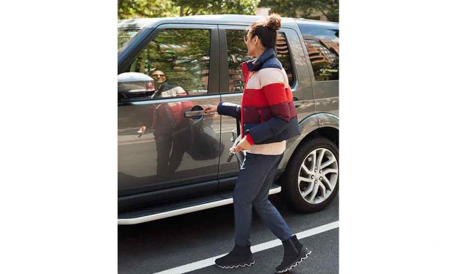 school drop-off coat