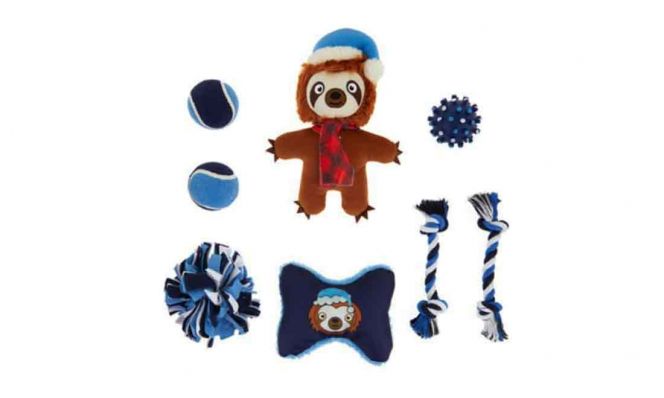 Holiday Sloth Dog Toys