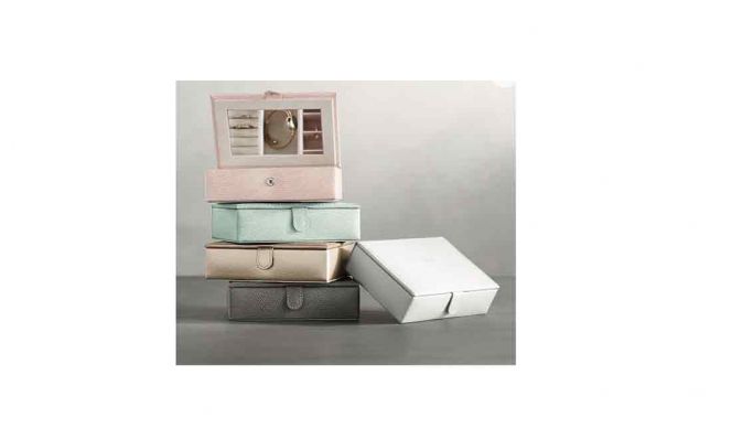 Leather Travel Jewelry Box