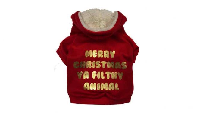 Merry Christmas Ya Filthy Animal Hoodie