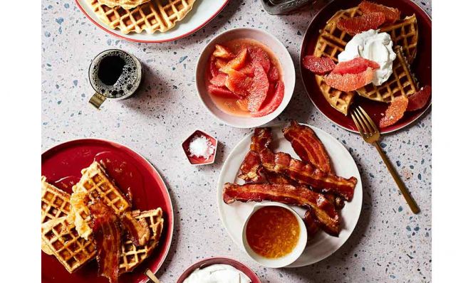 DIY Waffle Toppings Bar
