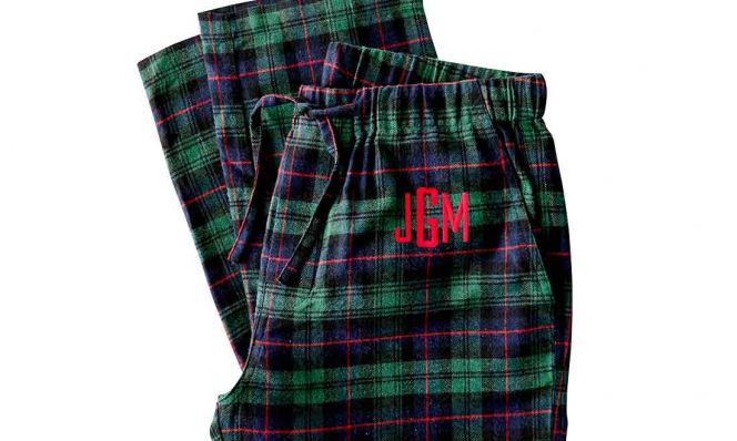 Monogrammed PJ Pants