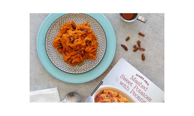 Trader Joe's Mashed Sweet Potatoes With Pecans