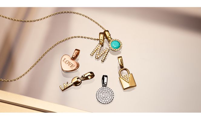 Michael Kors “Custom Kors Collection” Charm Necklace