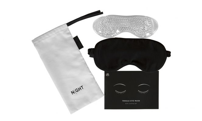 NIGHT Silk Beauty Eye mask + Cooling Gel