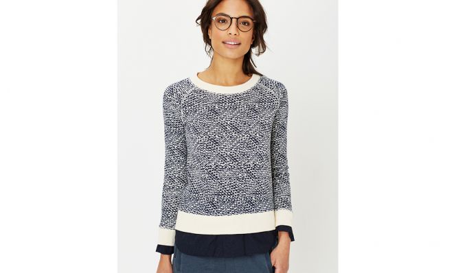 Relaxed Laura Sweatshirt in Conner Print