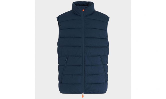MEN'S ANGY VEST IN NAVY BLUE MELANGE