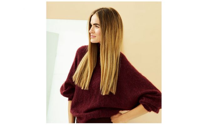sleek straight blowout