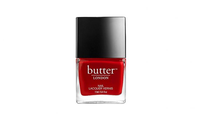 butter LONDON Nail Lacquer in Come to Bed Red