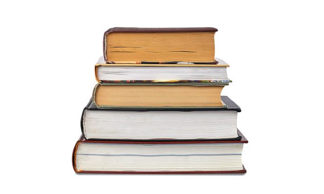stack of books
