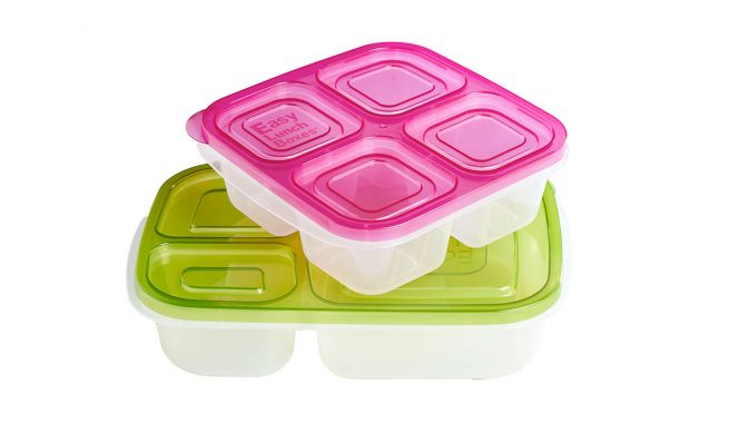 organized plastic containers