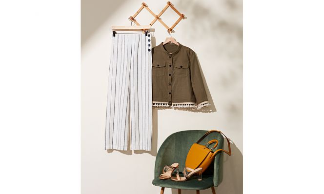 spring outfit with pants