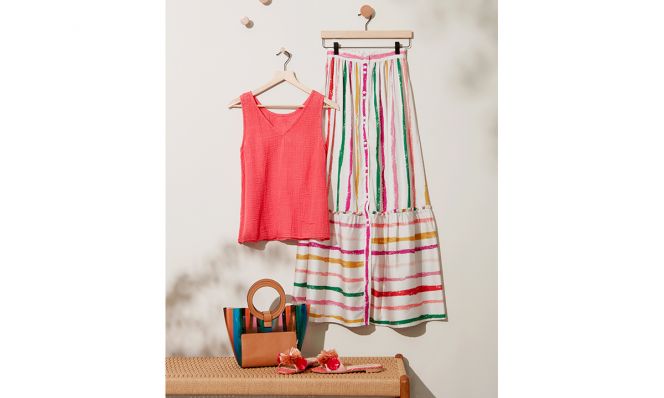 spring 2019 skirt outfit
