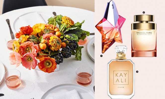 flowers and perfume for Mother's Day