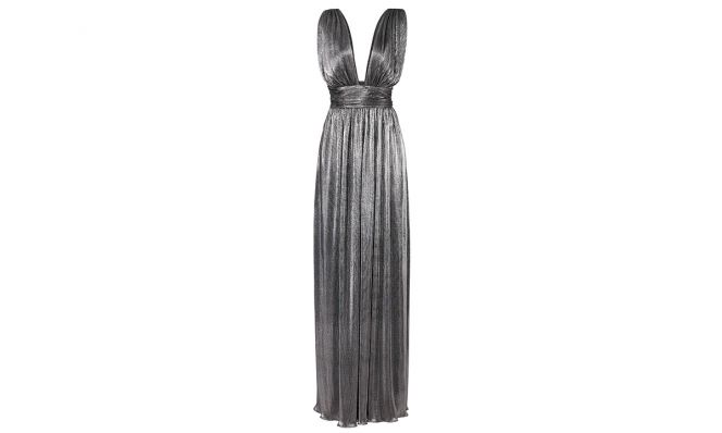 prom dress rental from Rent the Runway is a Metallic Shirred Gown from Laundry by Shelli Segal