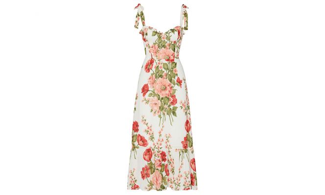 floral prom dress rental from Rent the Runway, Reformation Nikita Dress