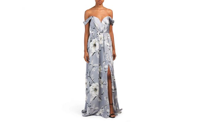 Bariano Bouvoir A-line Gown
